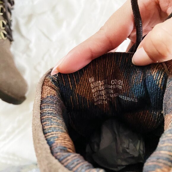 Born Codi Lace Up Boots Size 6 New - Picture 6 of 9